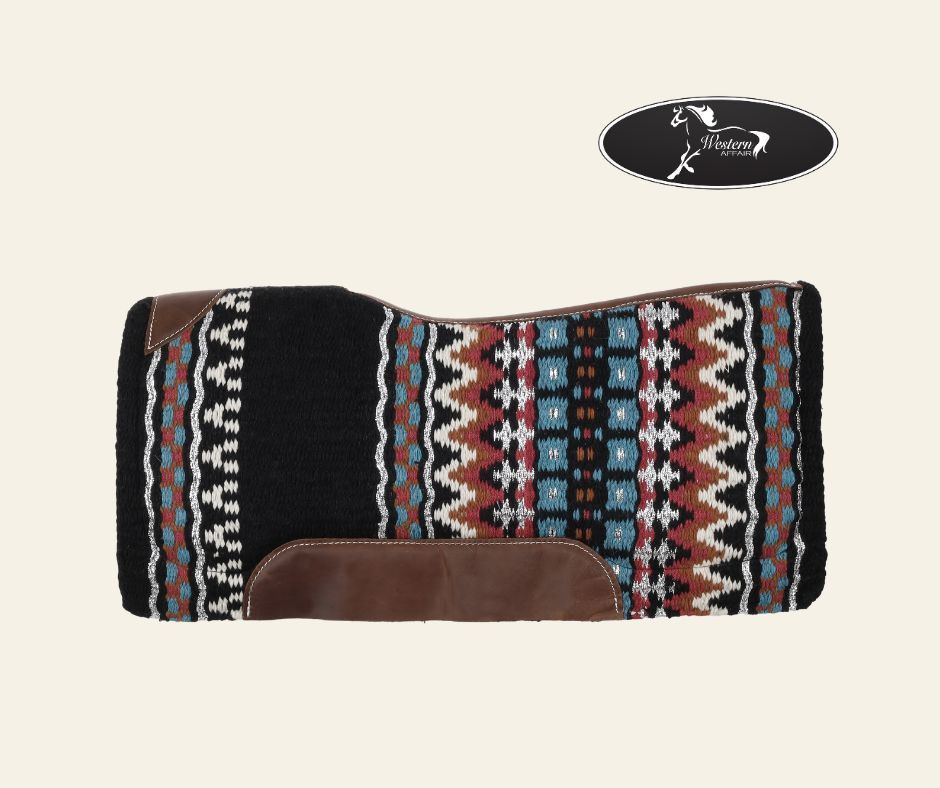 34"x36" Rodeo Royale Contoured Wool Top Felt Bottom Saddle Pad
