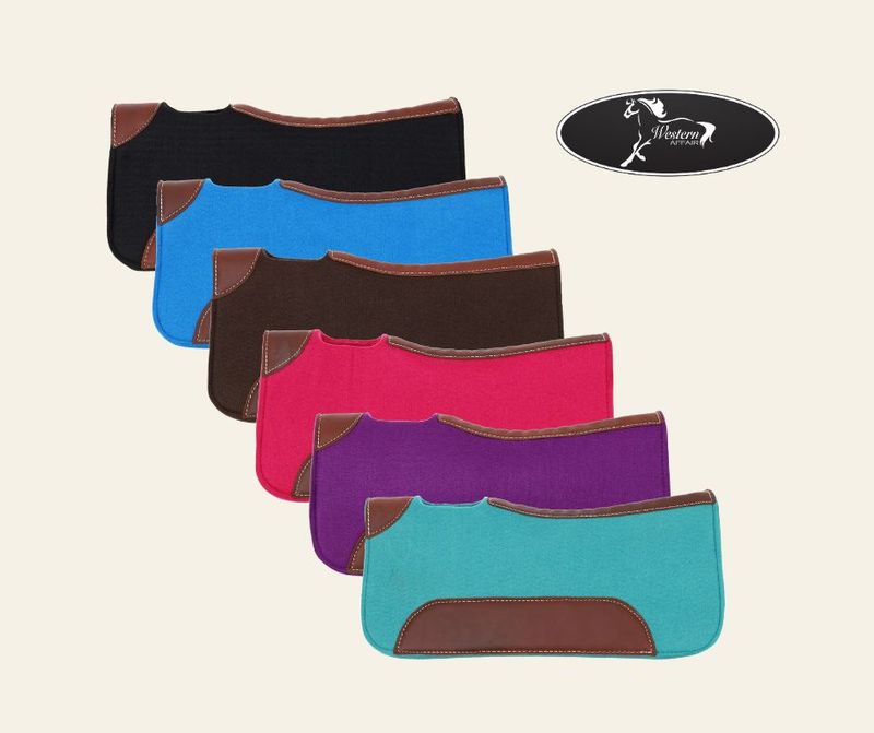 Pony 24" X 24" Contoured Felt Saddle Pad Pony 24" X 24" Contoured Felt Saddle Pad