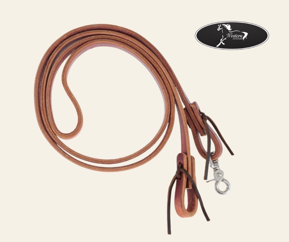 7ft 5/8: Leather Roping Reins
