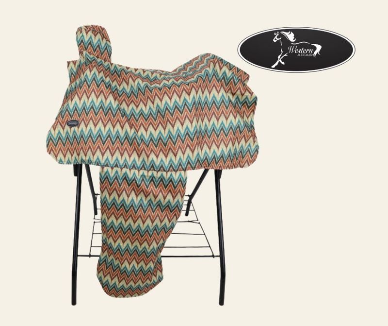 Shockwave Nylon Western Saddle Cover Shockwave Nylon Western Saddle Cover