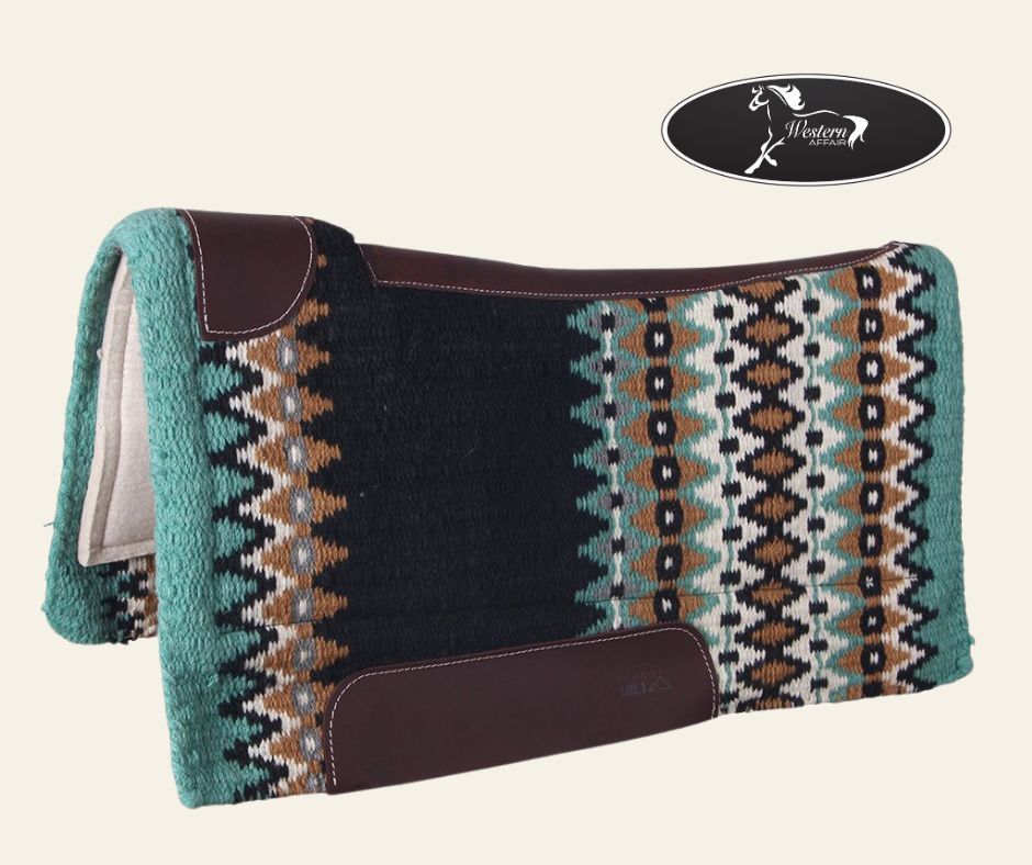 Double Hill Contoured Wool Felt Pad - Teal