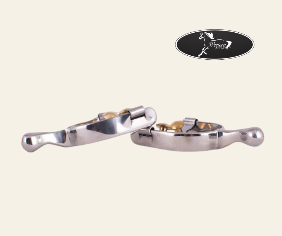 YOUTH size Stainless Steel Humane Spurs