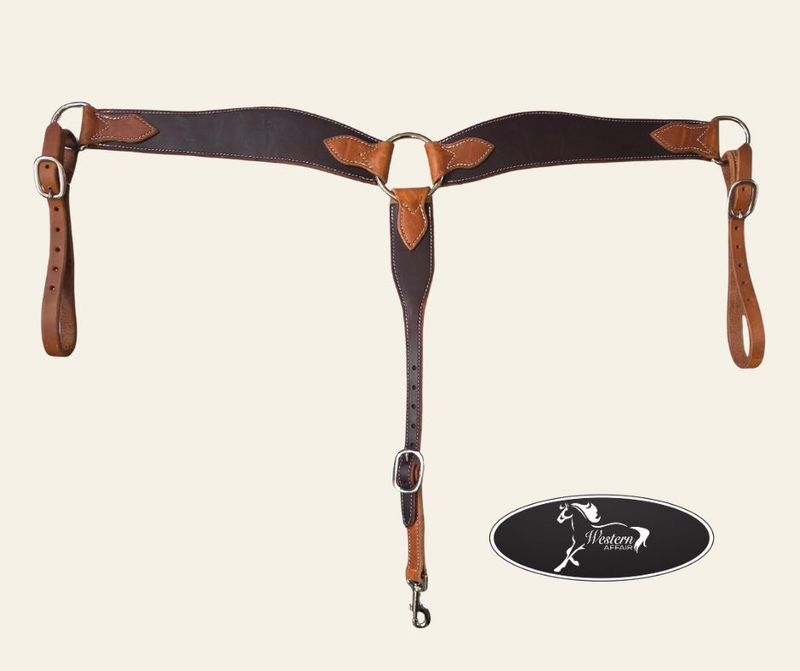 Wickett &amp; Craig Dark Two Tone Breastplate - Amish Range