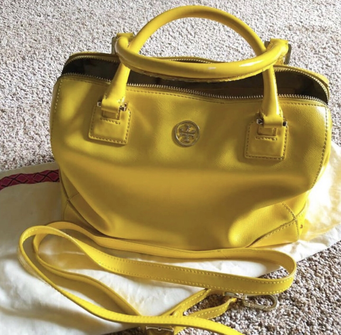 Tory Burch Robinson Mini Square Tote