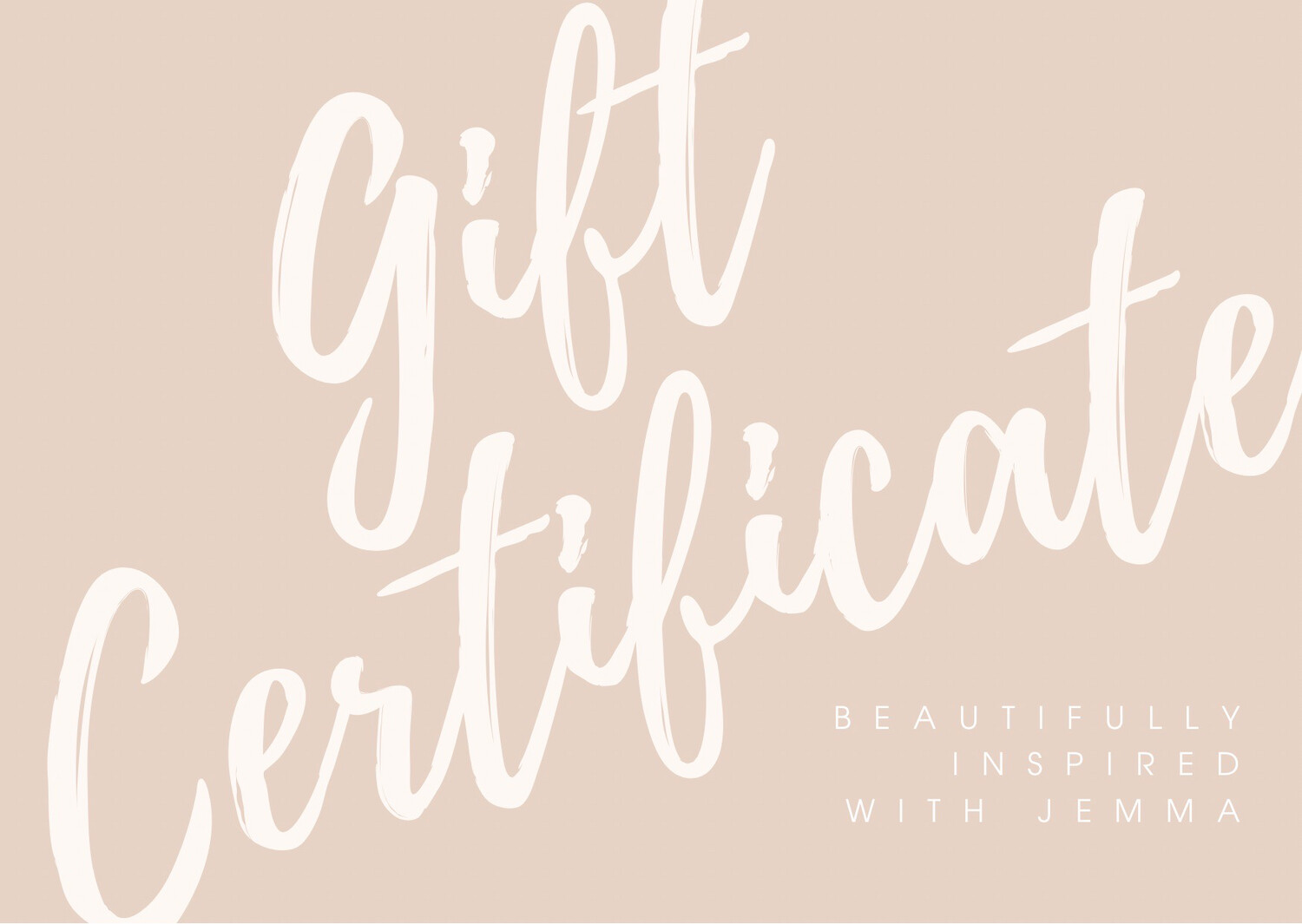 Beautifully Inspired Gift Card