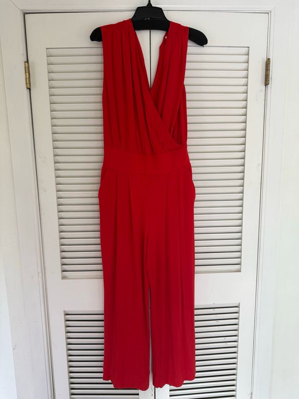 cabi Red Jumpsuit - Medium