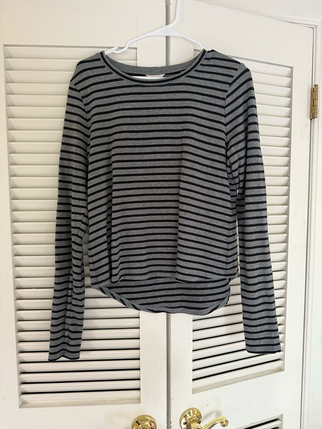 cabi Striped Longsleeve Shirt - Small