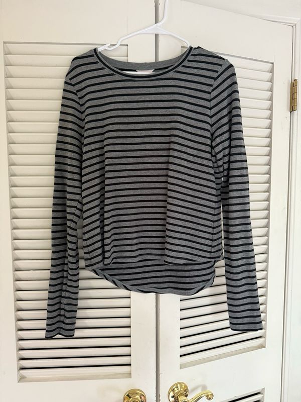 cabi Striped Longsleeve Shirt - Small