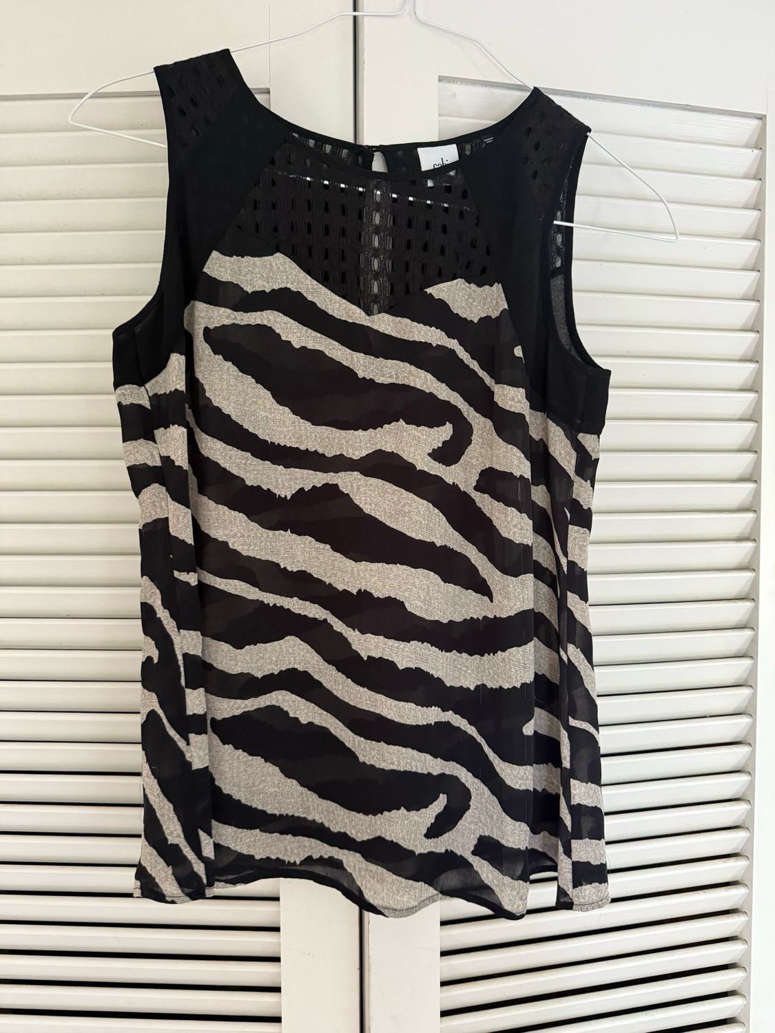 cabi Animal Print Top - Small
