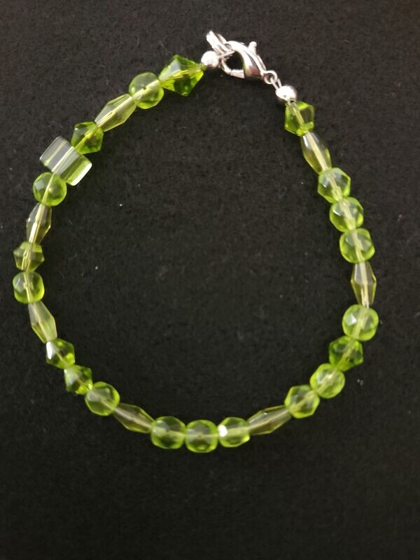 Green Glass Bracelet