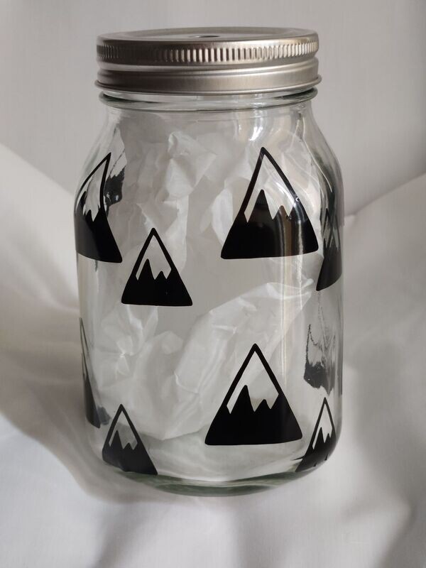 Mountain Mason Jar