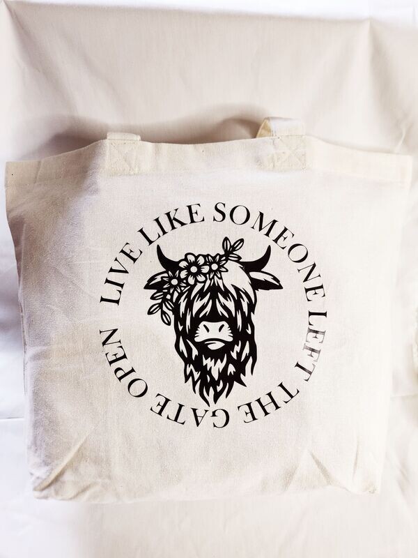 LIVE LIKE SOMEONE LEFT THE GATE OPEN