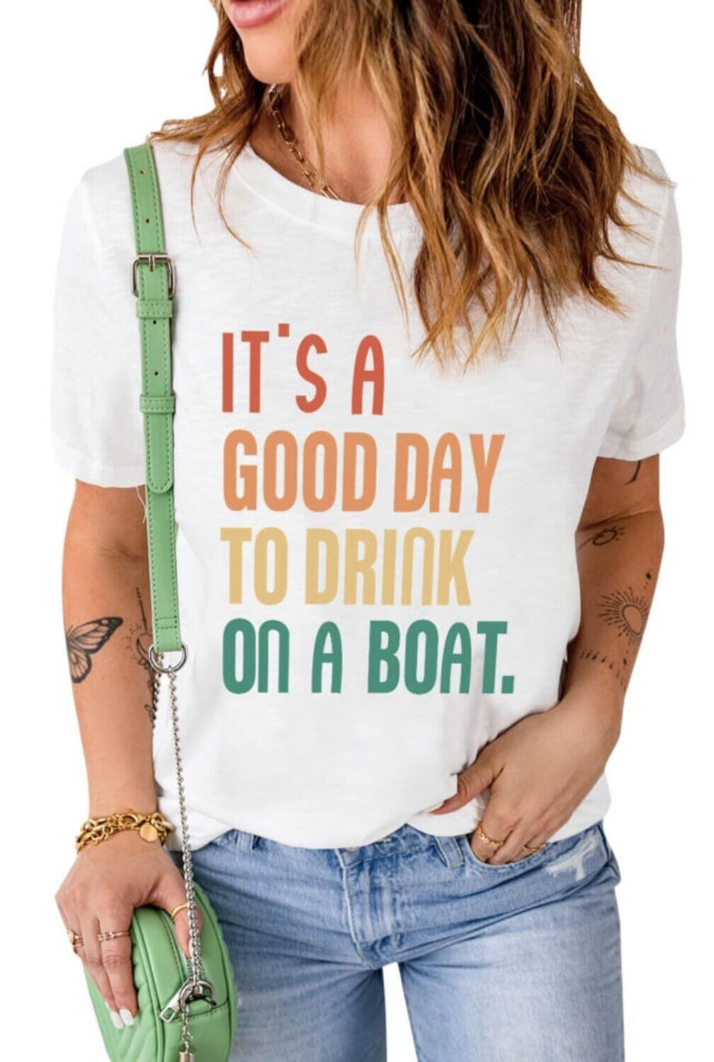 Drink on a Boat tee