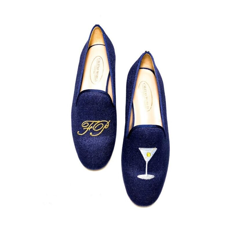 LOAFERS HOMBRE LINO AZUL MARINO 9ACO, MARTINI E INICIALES