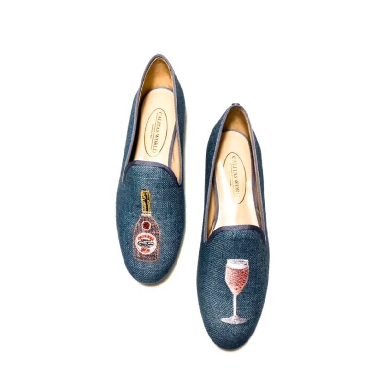 LOAFERS LINO AZUL  8 COTOLINO, CHAMPAGNE ROSÉ