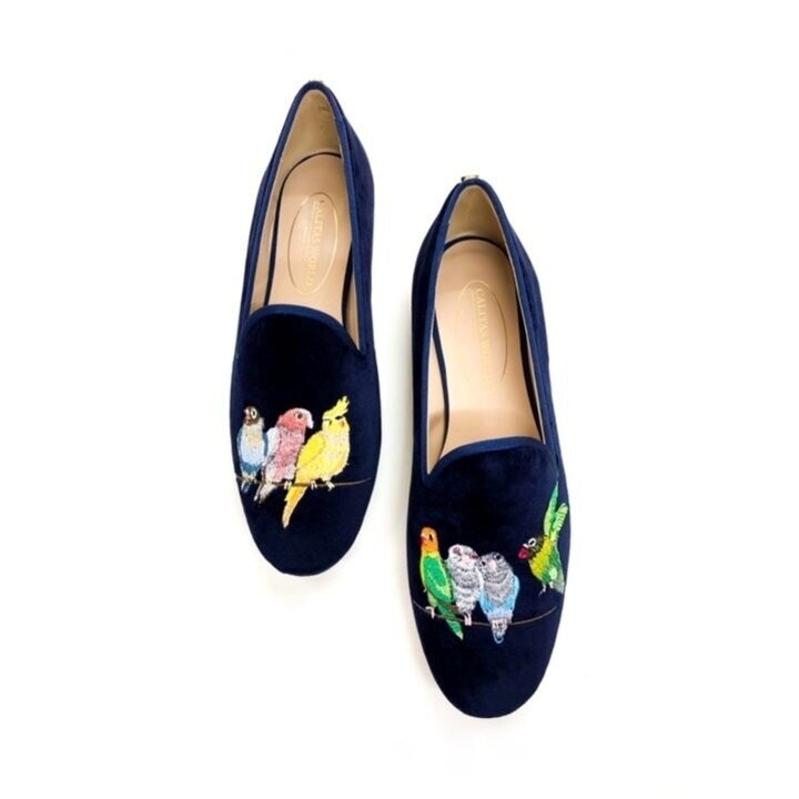 LOAFERS AZUL MARINO 9CO R22, PAJARITOS
