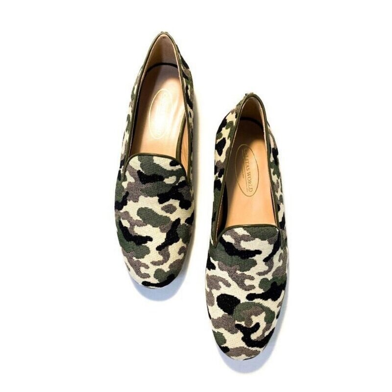 LOAFERS HOMBRE CAMUFLAJE NEEDLEPOINT