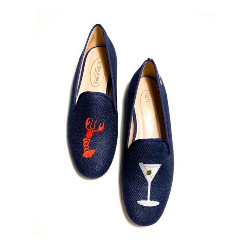 LOAFERS HOMBRE LINO AZUL MARINO 800, LANGOSTA Y MARTINI