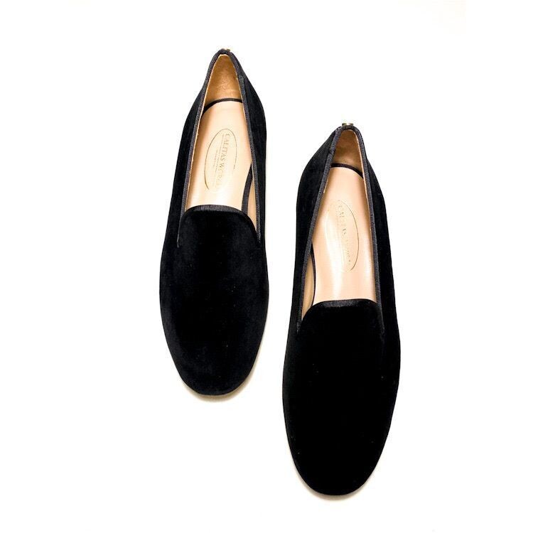LOAFERS HOMBRE TERCIOPELO NEGRO