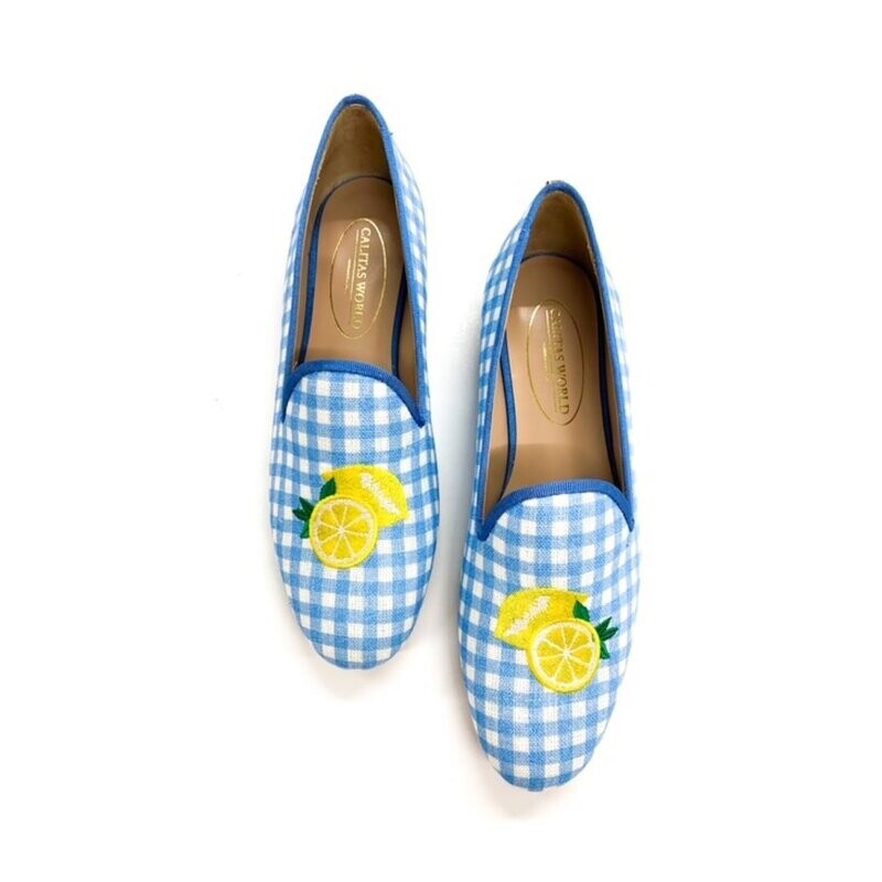 LOAFERS LINO VICHY AZUL CM, LIMONES