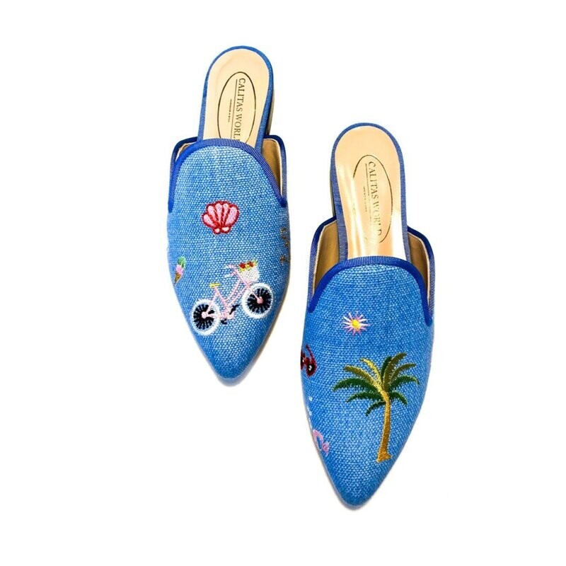 MULES LINO AZUL 22ACO, VERANO