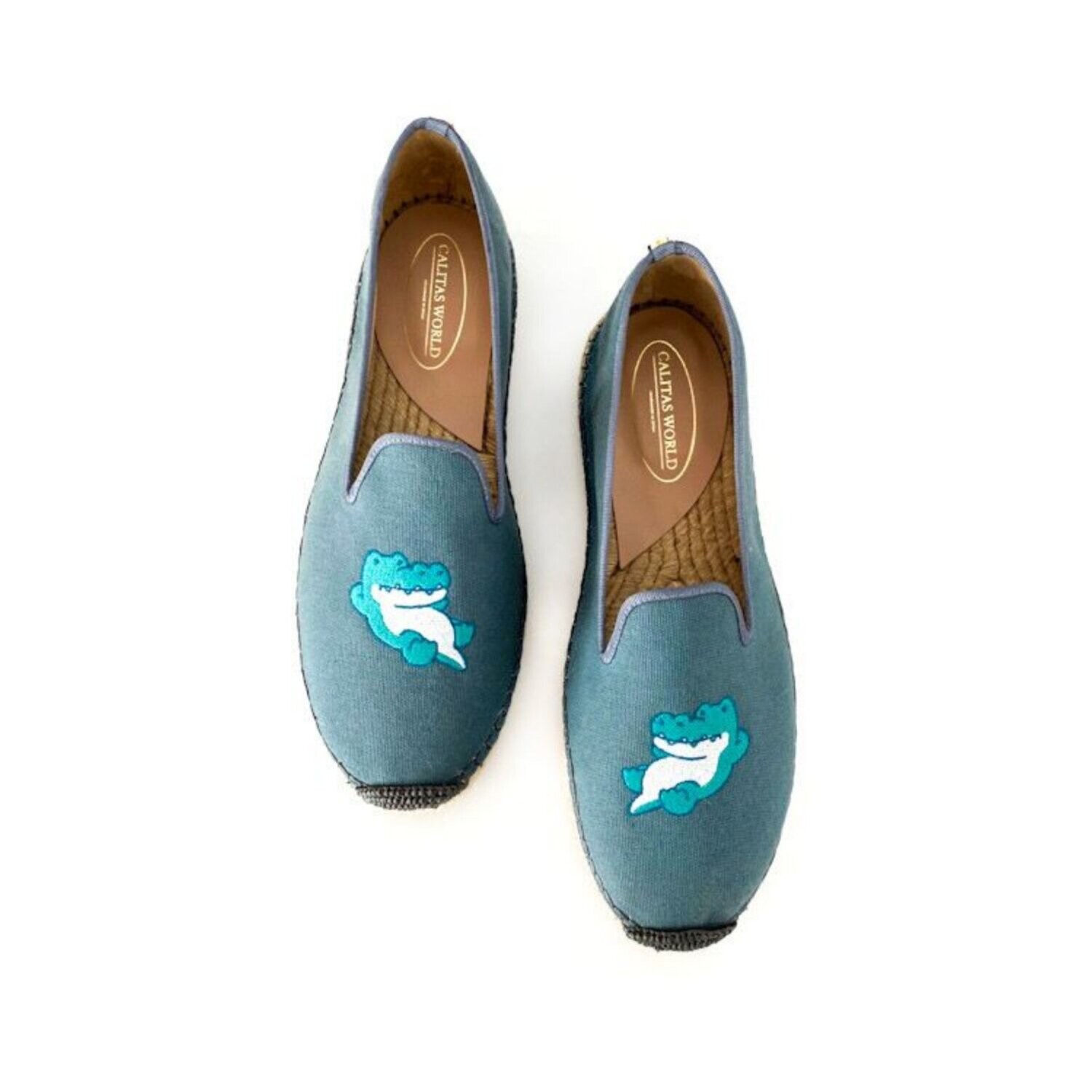 ESPADRILLES HOMBRE, AZUL GRISACEO 22ACO, ALLIGATOR