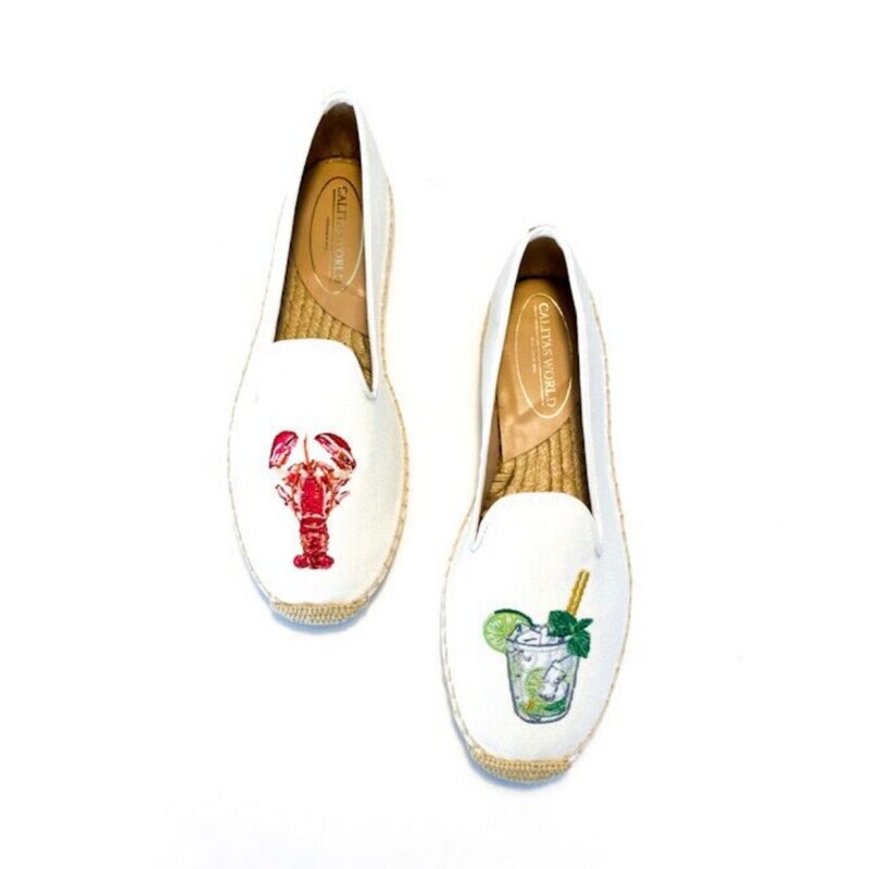 ESPADRILLES BLANCO ROTO P4ACO, BOGAVANTE Y MOJITO