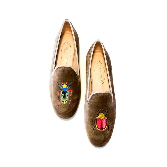 LOAFERS TERCIOPELO BEIGE 5ACO, BEETLES