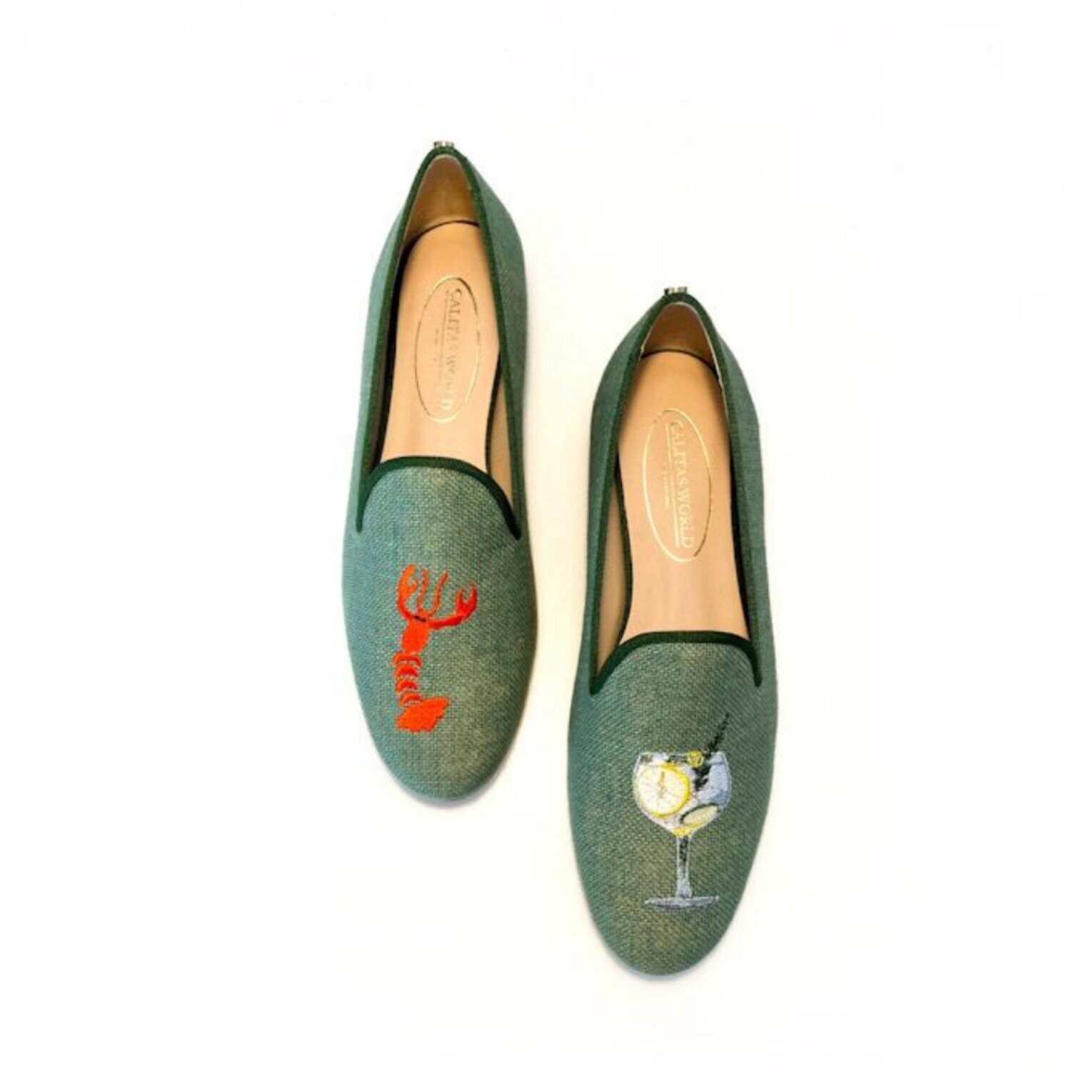 LOAFERS LINO VERDE OLIVO 603TX, LANGOSTA Y GINTONIC