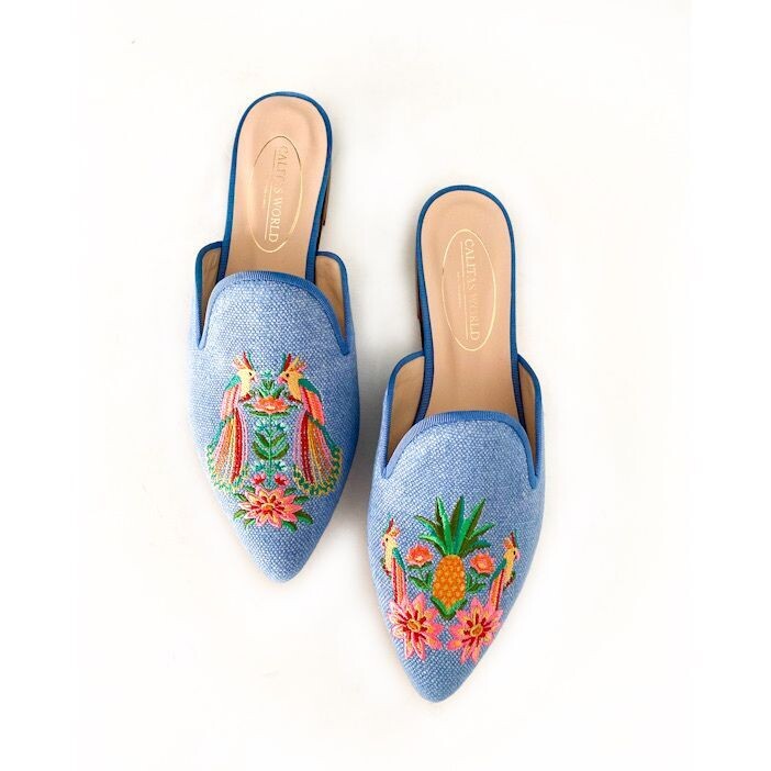 MULES LINO AZUL 22ACO, TROPICAL BIRDS