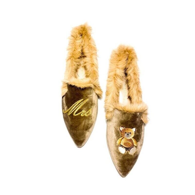 POINTY PELO TERCIOPELO BEIGE 5ACO, MRS. TEDDY BEAR