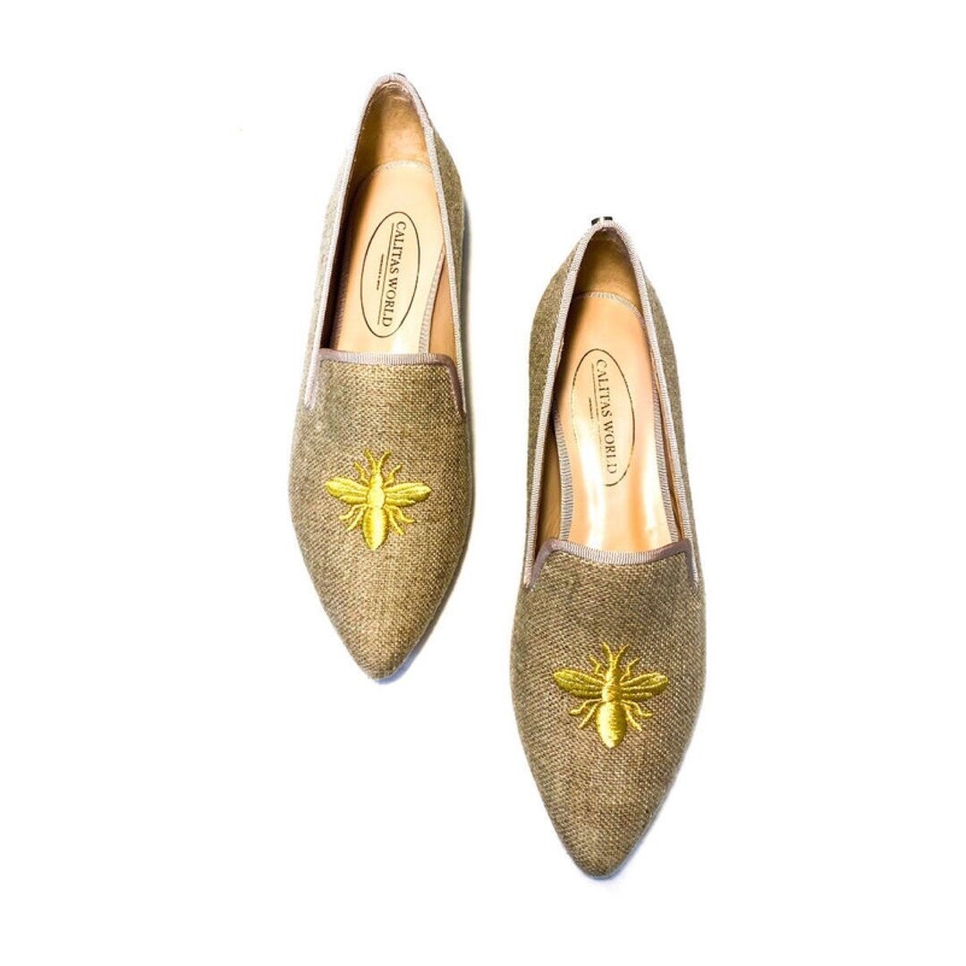 POINTY LINO NATURAL, GOLDEN BEE