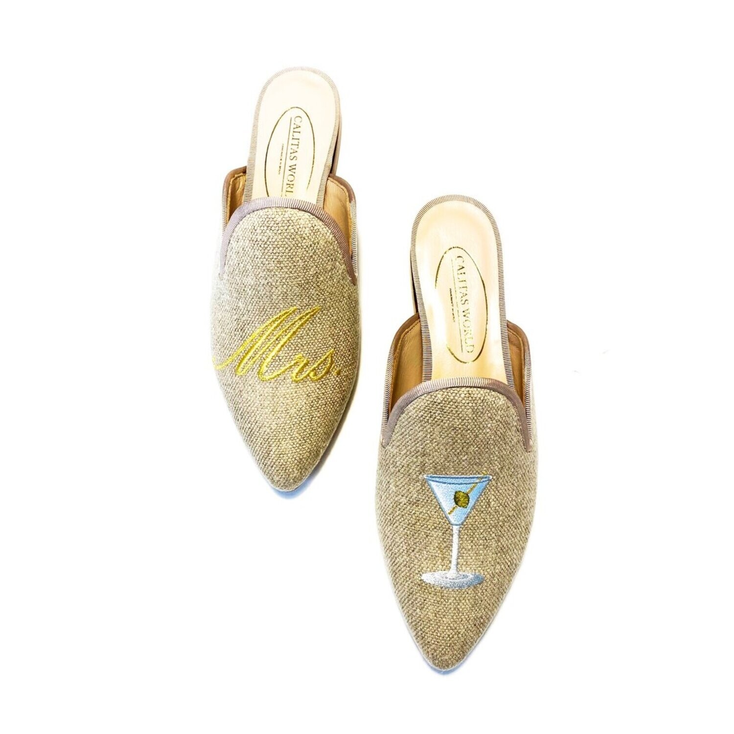 MULES LINO NATURAL, MRS. MARTINI