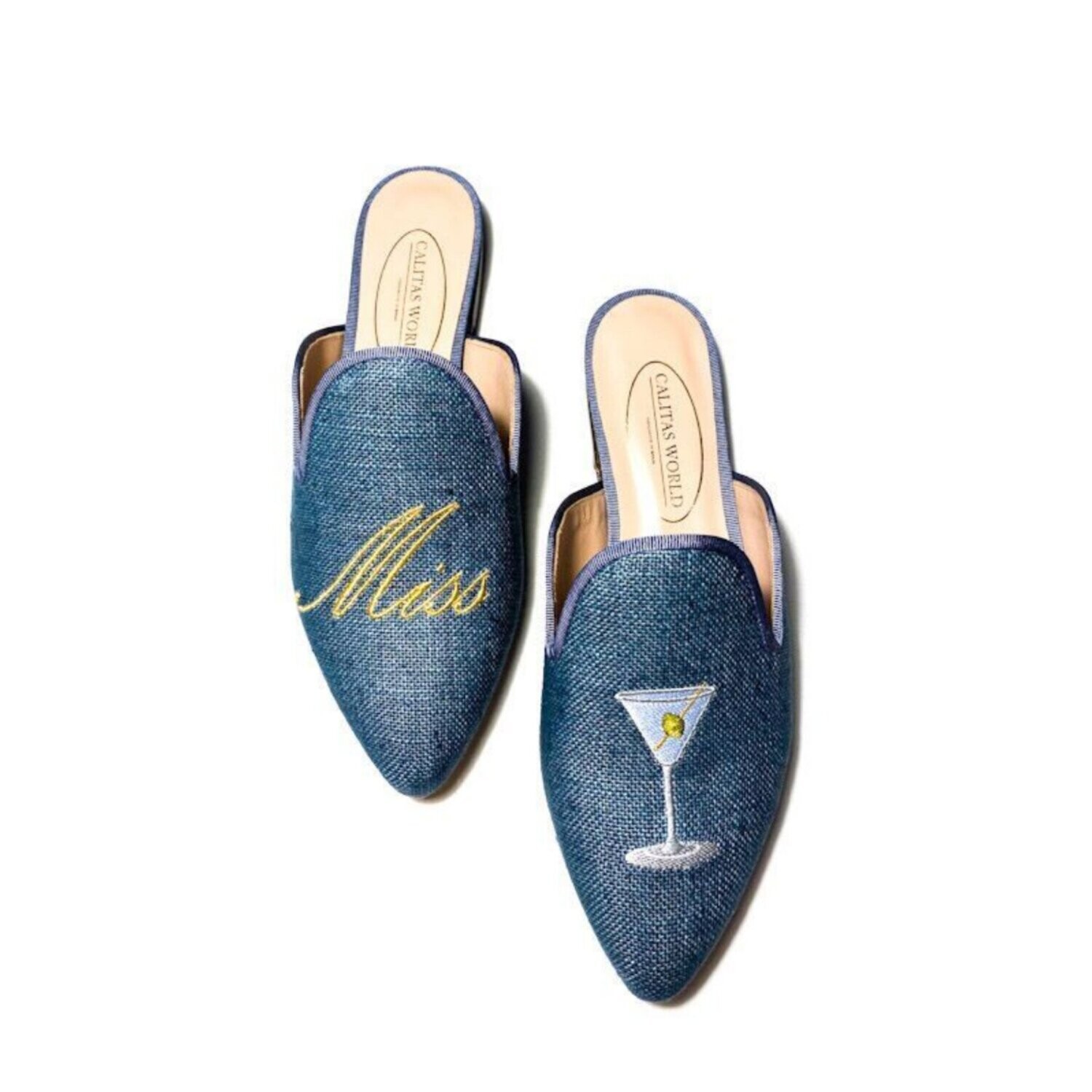 MULES LINO AZUL 8 COTOLINO, MISS MARTINI