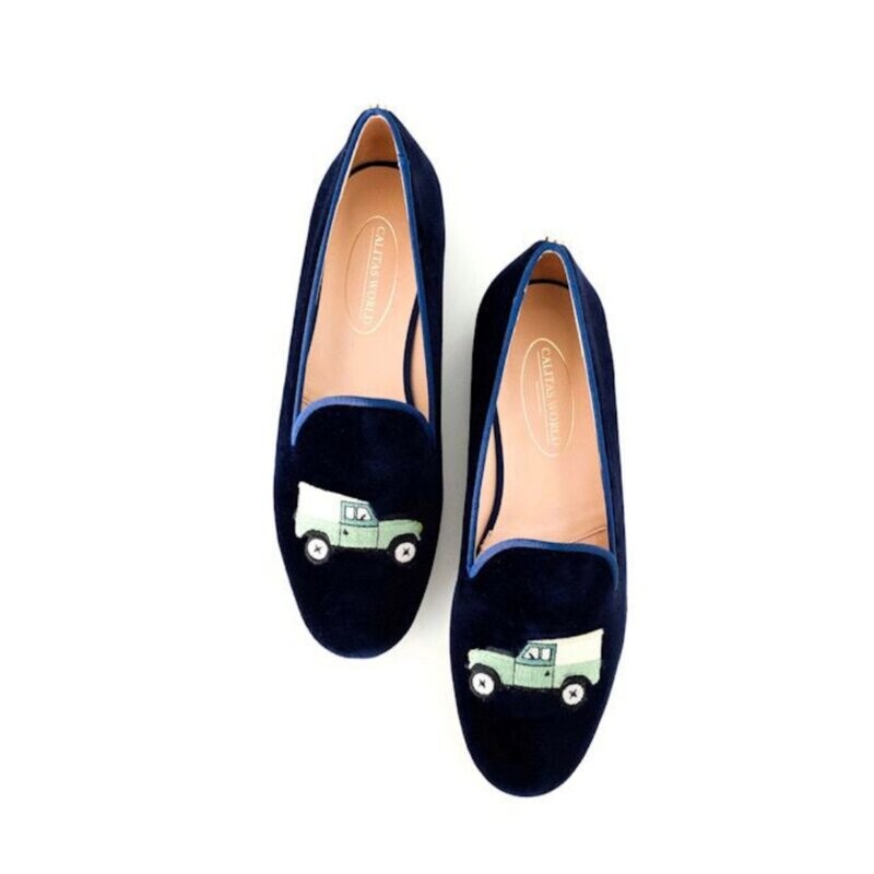 ​LOAFERS HOMBRE TERCIOPELO AZUL MARINO 9CO R22, DEFEND-ER