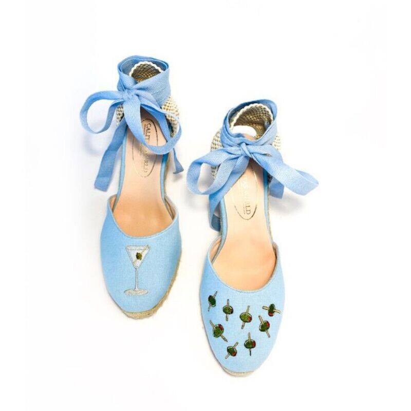 ​CAMPESINAS ALTAS AZUL CLARO P30CO, MARTINI AND OLIVES, ALTURA 9 CMS