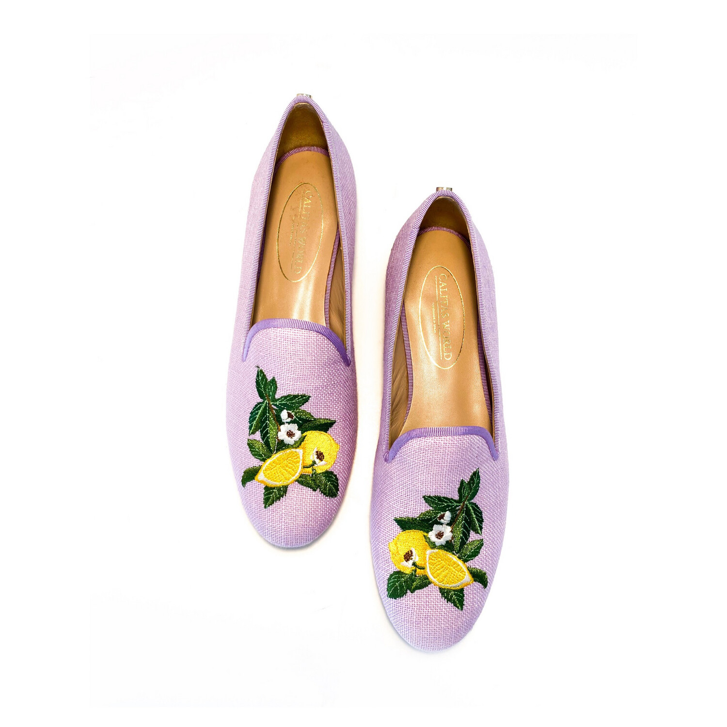 ​LOAFERS LAVENDER LINEN, LEMON TREE