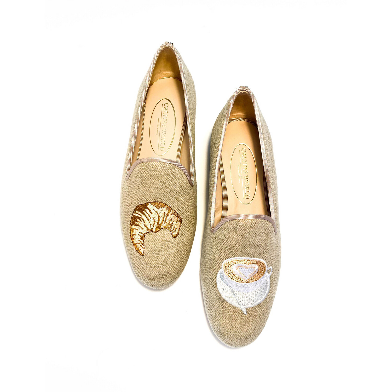 LOAFERS LINO NATURAL, COFFEE AND CROISSANT