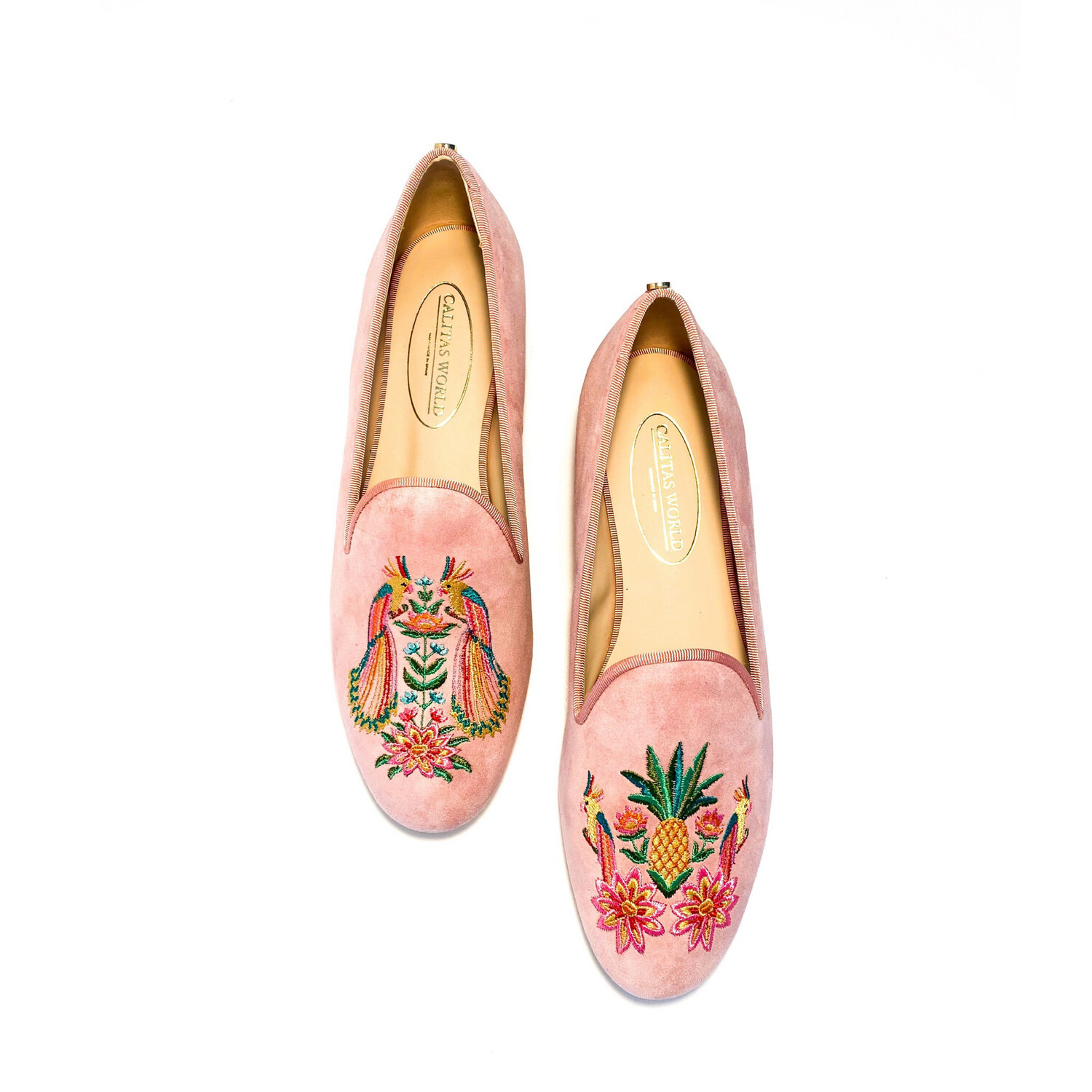 LOAFERS  ANTE ROSA , TROPICAL BIRDS