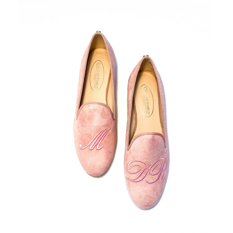 LOAFERS LIGHT PINK, PERSONALIZADO CON INICIALES