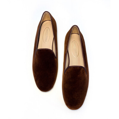 LOAFERS HOMBRE TERCIOPELO CHOCOLATE BROWN