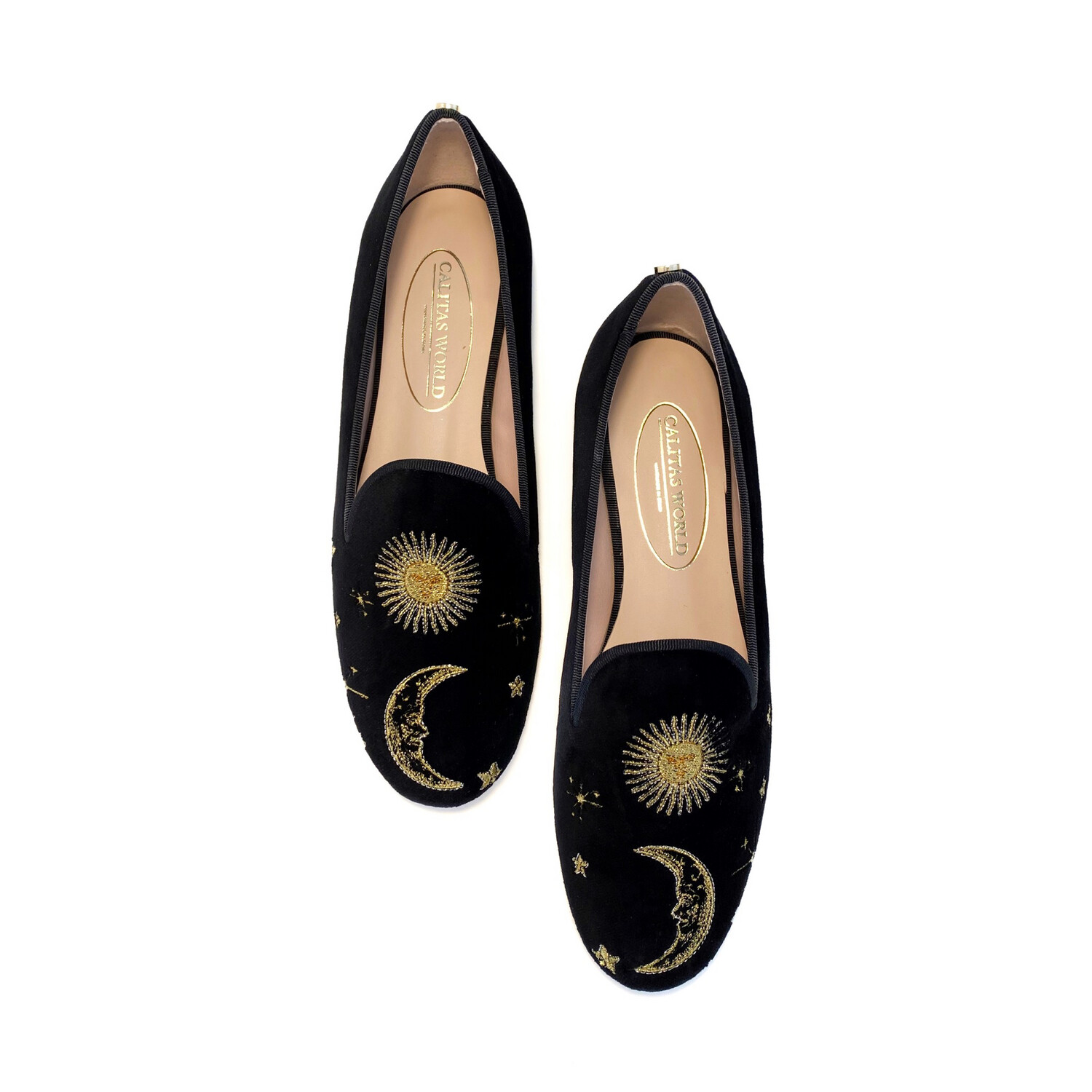 ​LOAFERS TERCIOPELO NEGRO, UNIVERSO CALITA.