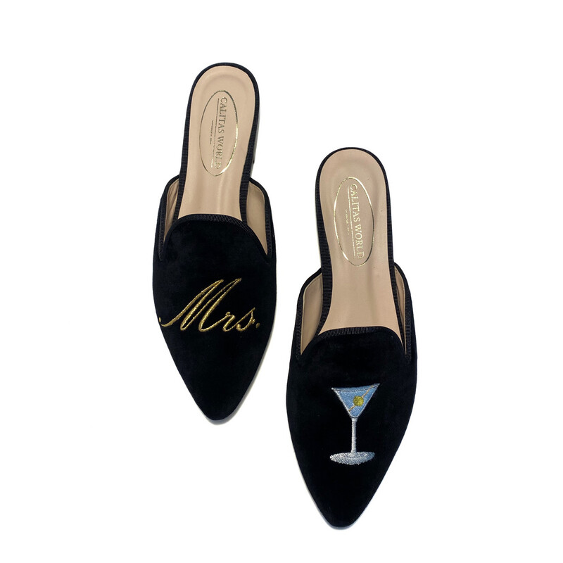 MULES  TERCIOPELO NEGRO, MRS. MARTINI