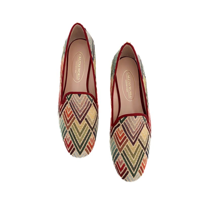 LOAFERS JACQUARD MULTICOLOR, ZIGZAG