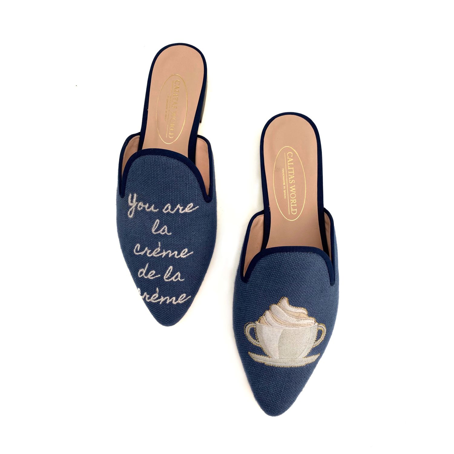 MULES LINO AZUL 8CO CT5, YOU ARE LA CRÉME DE LA CRÉME