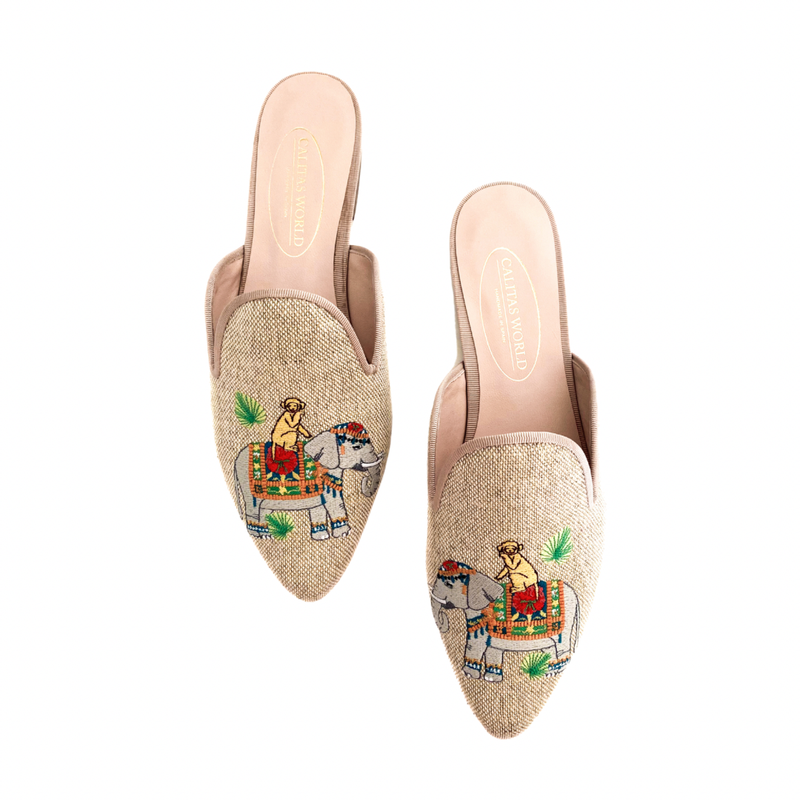 MULES LINO NATURAL, THAI ELEPHANT
