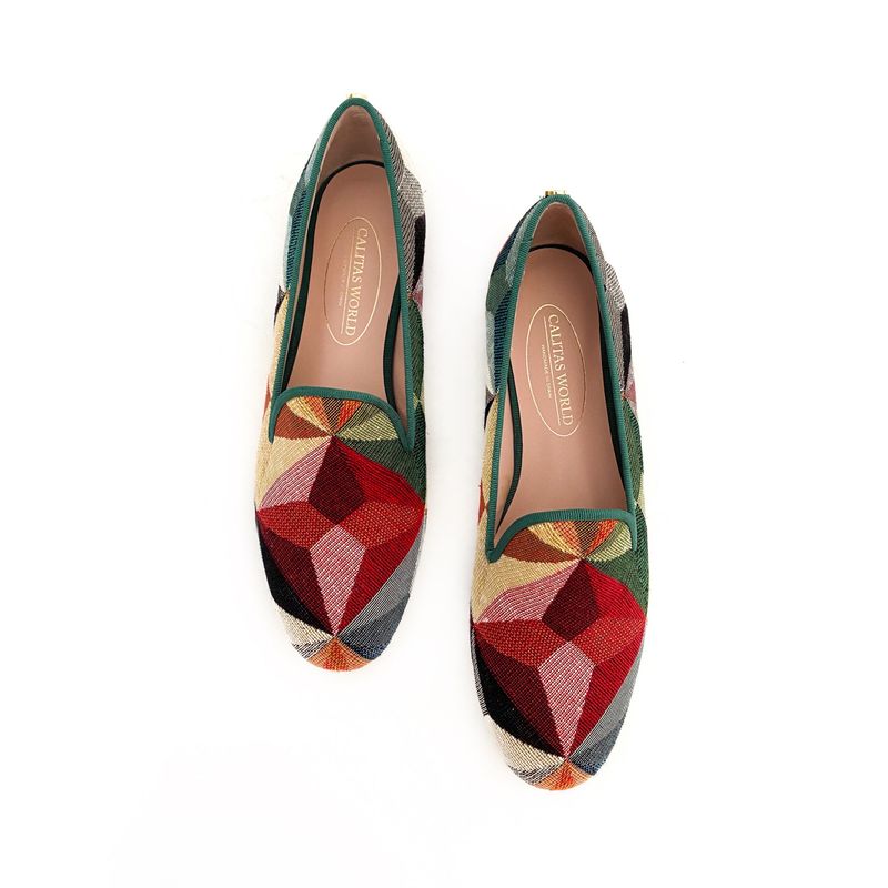 LOAFERS JACQUARD MULTICOLOR, DIAMOND