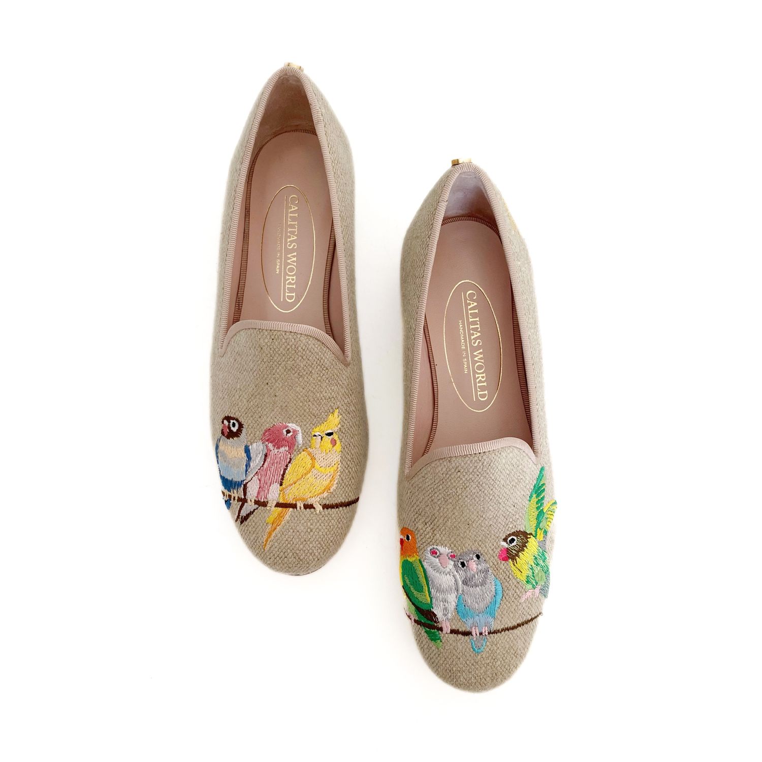 LOAFERS LINO NATURAL, PAJARITOS