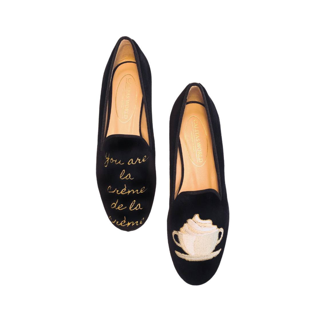 LOAFERS TERCIOPELO NEGRO, YOU ARE LA CRÉME DE LA CRÉME