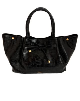 CALA TOTE BLACK (CROC EFECTO )